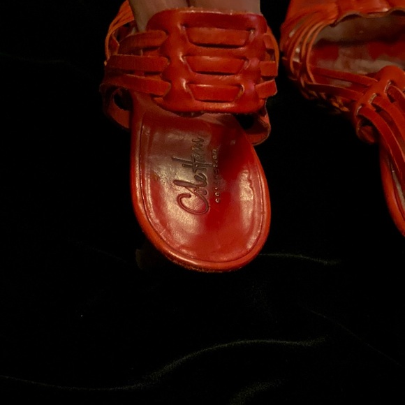 Red Cole Haan sling back sandals. Gently worn. - Picture 4 of 5